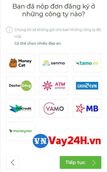 Các bước vay tiền Crezu