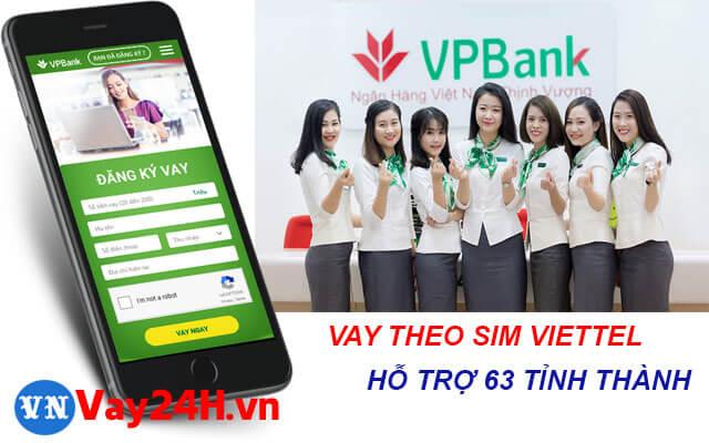 vay tiền theo sim viettel với vpbank