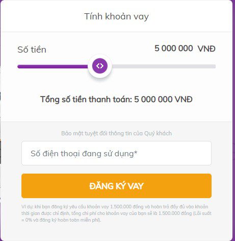Tạo t&agrave;i khoản vay tiền robocash