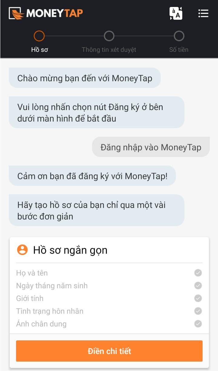 Cách đăng ký vay tiền MoneyTap Cách đăng ký vay tiền MoneyTap