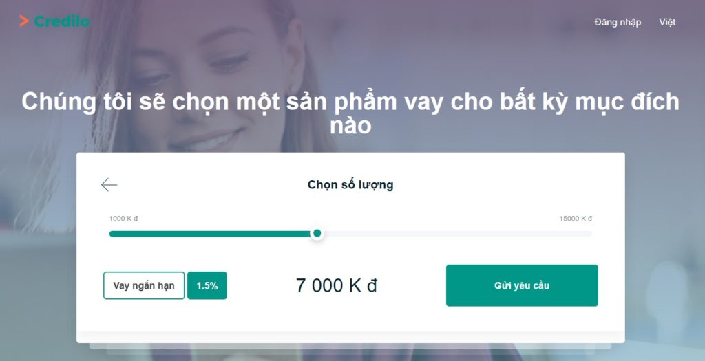 Hướng dẫn đăng ký vay tiền credilo Hướng dẫn đăng ký vay tiền credilo